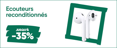 Ecouteurs reconditionnés